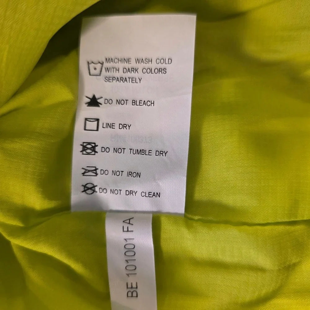 Zero Restriction Tour Series Mens Golf Puffer Vest Black Neon L BE101001FA